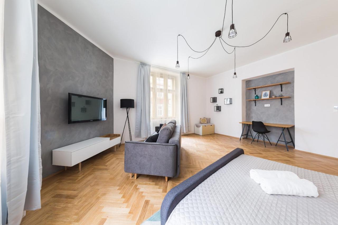 Boheme Apartment Prague Three Bagian luar foto